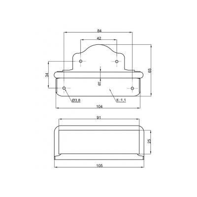 Čierna sklopná rukoväť Čierna sklopná rukoväť
