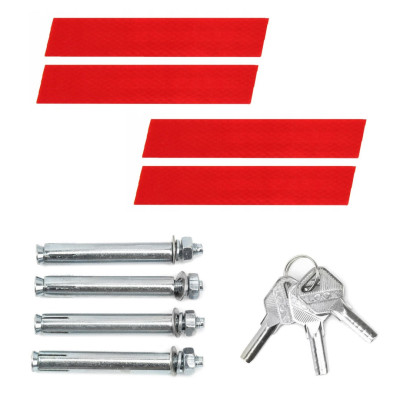 US23 skladacia parkovacia blokáda biela US23 skladacia parkovacia blokáda biela