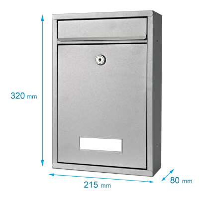 BELA poštová schránka čierna BELA poštová schránka čierna