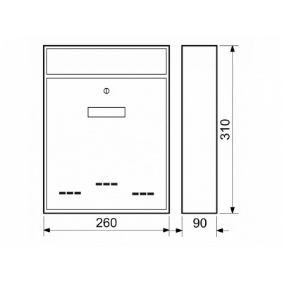 poštová schránka RADIM malá poštová schránka RADIM malá
