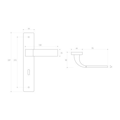 PRIMA kľučka bronz PRIMA kľučka bronz