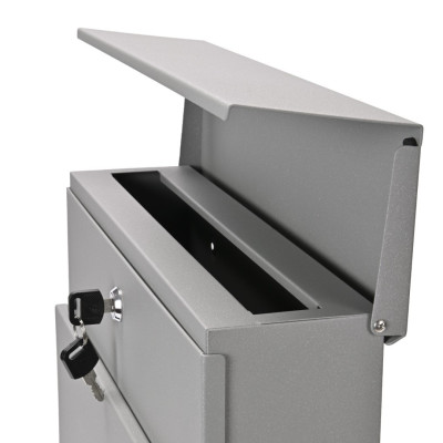 D3696 poštová schránka strieborno / čierna D3696 poštová schránka strieborno / čierna