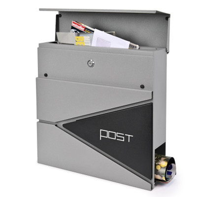 D3696 poštová schránka strieborno / čierna D3696 poštová schránka strieborno / čierna
