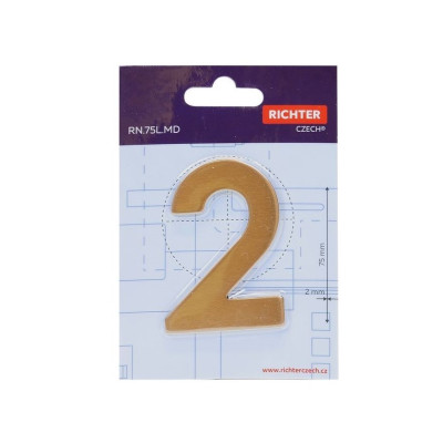 RN.75L.MD číslo "0" 75mm medené