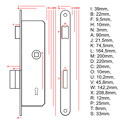 Zámok zadlabací 076