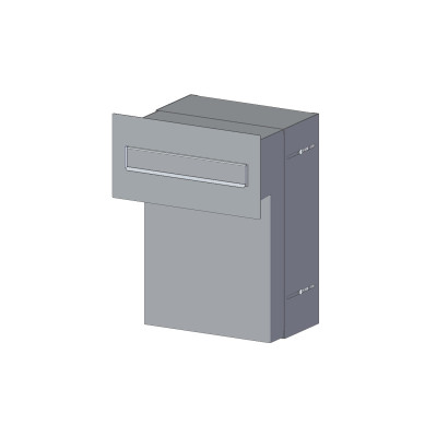 S20 schránka na zamurovanie antracit S20 schránka na zamurovanie antracit