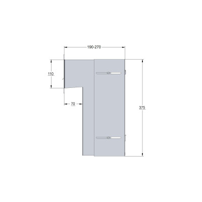 S20 schránka na zamurovanie antracit S20 schránka na zamurovanie antracit