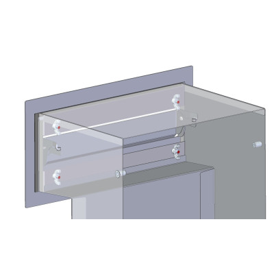 S20 schránka na zamurovanie antracit S20 schránka na zamurovanie antracit