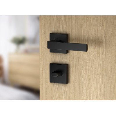 K03 WC kľučka na dvere čierna