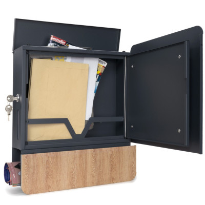 S3693 Poštová schránka Antracit + Imitácia dreva S3693 Poštová schránka Antracit + Imitácia dreva