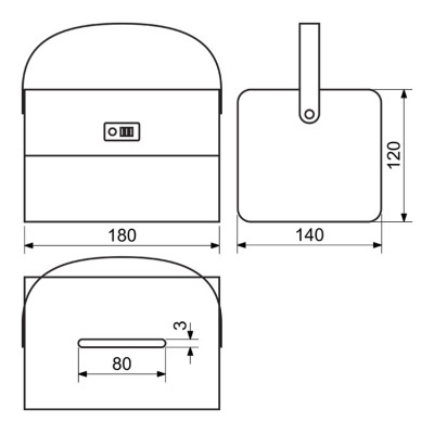 CB.2301.HND pokladnička s kódovým zámkom CB.2301.HND pokladnička s kódovým zámkom