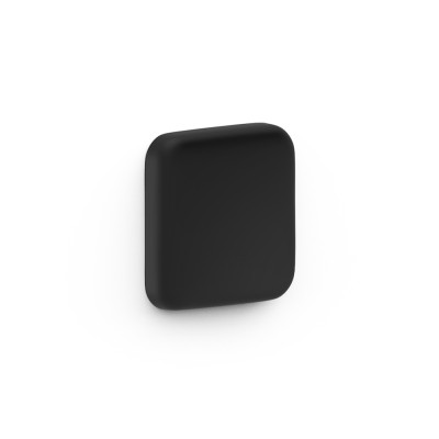 Zadrževalnik na steno, kvadratni, črna, OBK4CZ