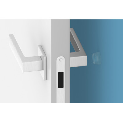 Zadrževalnik vrat samolepilna prozorna OB22PR