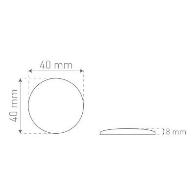 Blažilec za vrata 40 mm OB4PR