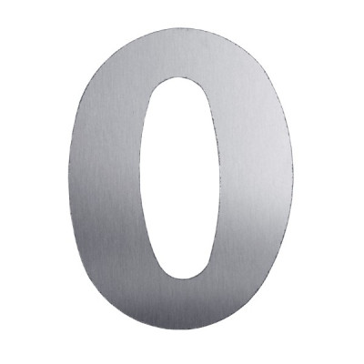 Domové číslo popisné 120mm nerez č.0 Domové číslo popisné 120mm nerez č.0