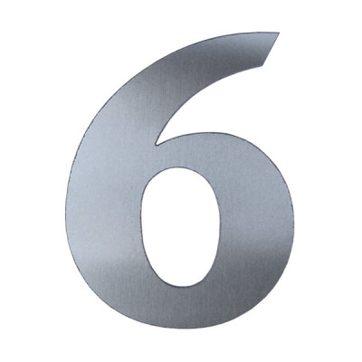 Domové číslo popisné 120mm nerez č.6 Domové číslo popisné 120mm nerez č.6