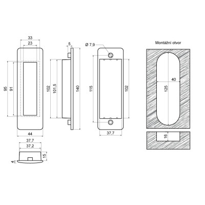 RK.MUS.GROSSETO.CE drsnik za vrata