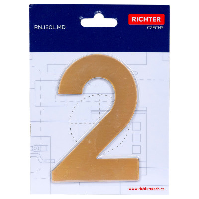 RN.120L.2.MD številka "2" 120 mm baker