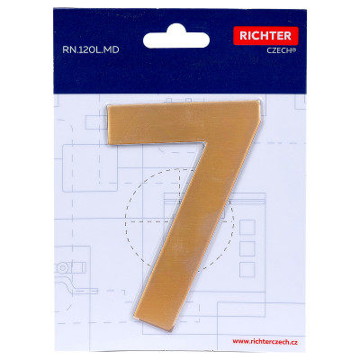 RN.120L.7.MD številka "7" 120 mm baker