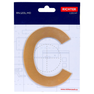 RN.120L.C.MD številka "C" 120 mm baker