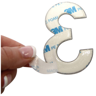 RN.120L.0.CE številka "0" 120mm mat črno RN.120L.0.CE številka "0" 120mm mat črno