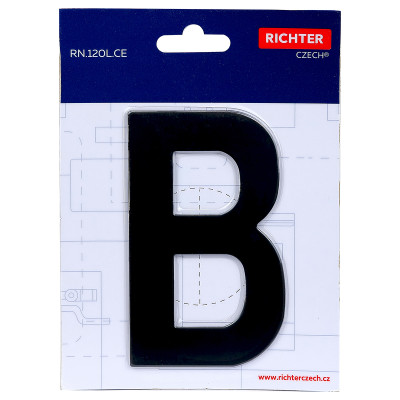 RN.120L.B.CE črno mat 120 mm