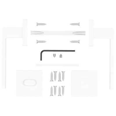 ERGO Line WC kljuka za vrata, bela