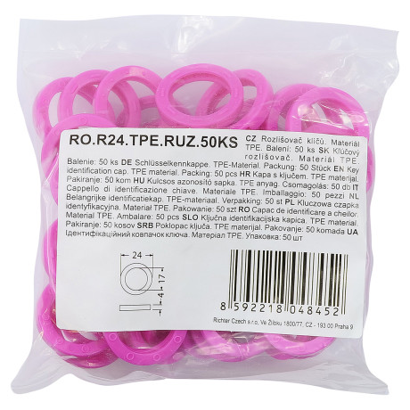 RO.R24.TPE.RUZ.50KS identifikator ključa