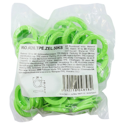 RO.R28.TPE.ZEL.50KS identifikator ključa