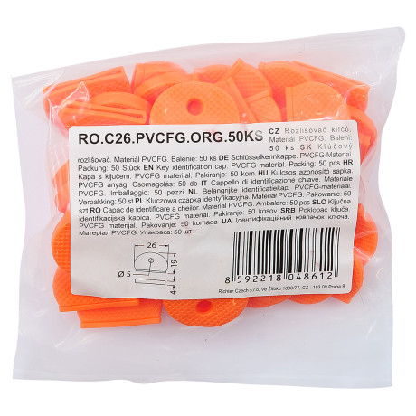 RO.C26.PVCFG.ORG.50KS - različevalnik ključev