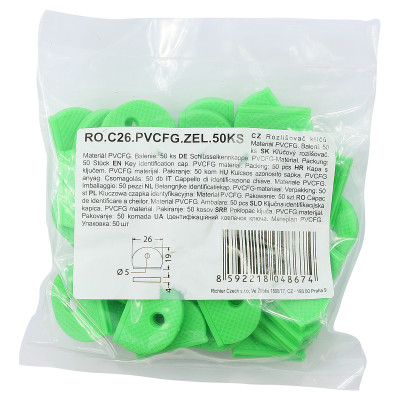 RO.C26.PVCFG.ZEL.50KS identifikator ključa