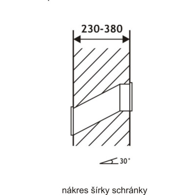 Poštová schránka SM DN obojstranná šikmá Poštová schránka SM DN obojstranná šikmá