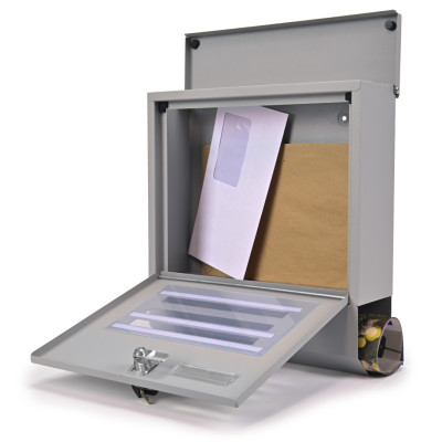 NELA poštni nabiralnik srebrna