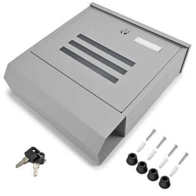 NELA poštni nabiralnik srebrna