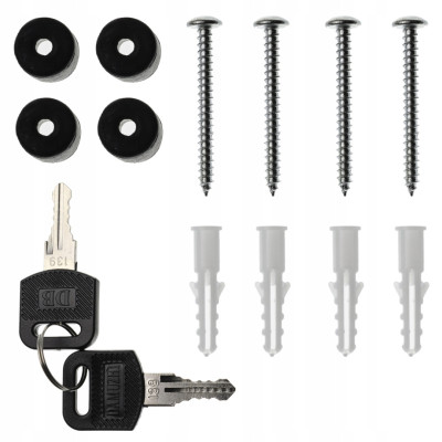 NELA poštni nabiralnik srebrna