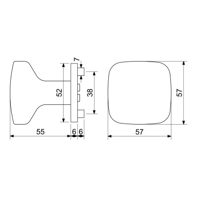RK.KNOB.C36.BARI.NIMAT kroglica za vrata