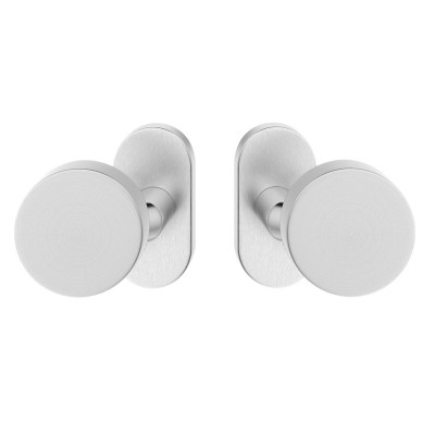 Ovalni ščit, izogiban, ploskovni nerjaveči material, par.