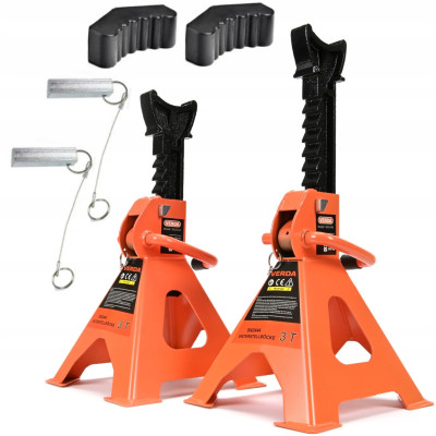 Podporna jekla pod avto 3T z dodatno zavoro D2445