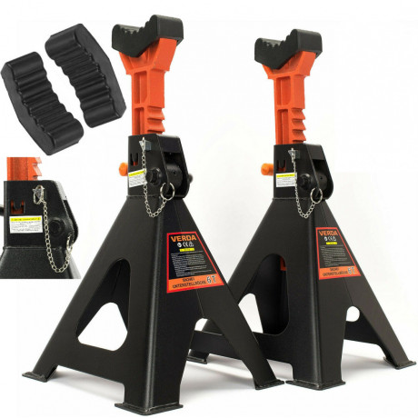 D2462 podporna noga pod auto 6T s dodatnim varnostnim zatičem