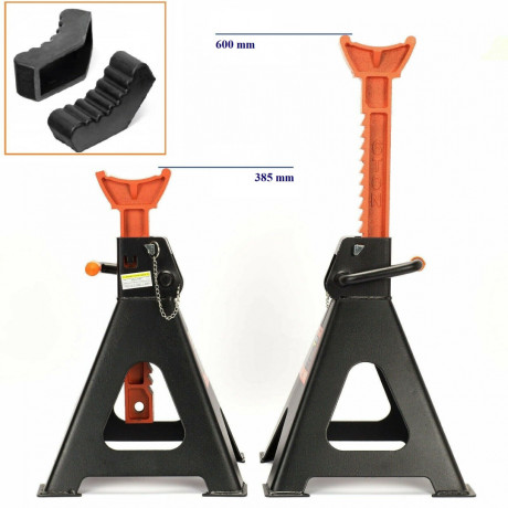 D2462 podporna noga pod auto 6T s dodatnim varnostnim zatičem