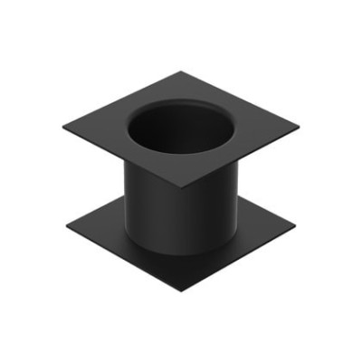 Prezračevalna rešetka kvadratna TNCZ črna