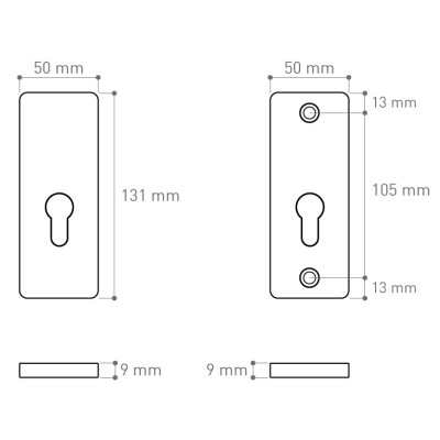 ATLAS zgornji ščit dolg INOX SGATDI-88