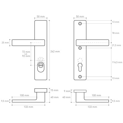 ATLAS varnostno zaklepanje, črna, RC3 AT92CRC3 ATLAS varnostno zaklepanje, črna, RC3 AT92CRC3