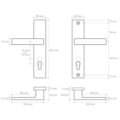 ATLAS varnostno okovje črna RC2 AT92CRC2 ATLAS varnostno okovje črna RC2 AT92CRC2