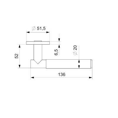 SORIA kljuko za vrata gold