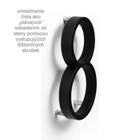 RN.125V.5.CE številka "5" črna