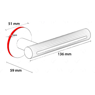 Eleganza Fit kljuka za vrata VELEOFIZBM Eleganza Fit kljuka za vrata VELEOFIZBM