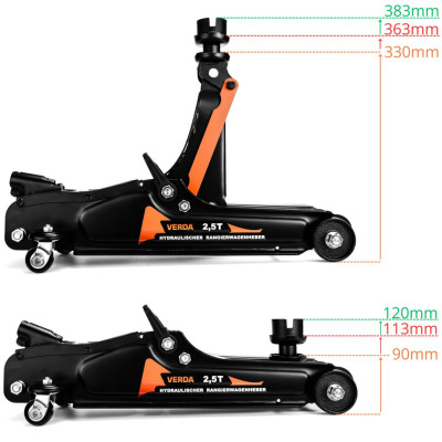 Hidravlično dvigalo s plitkim profilom 2,5T D10663P.