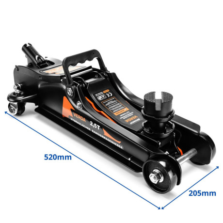 D10663P hidravlično dvigalo s plitkim profilom 2,5T