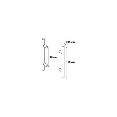 Dvostransko okroglo držalo 50/30